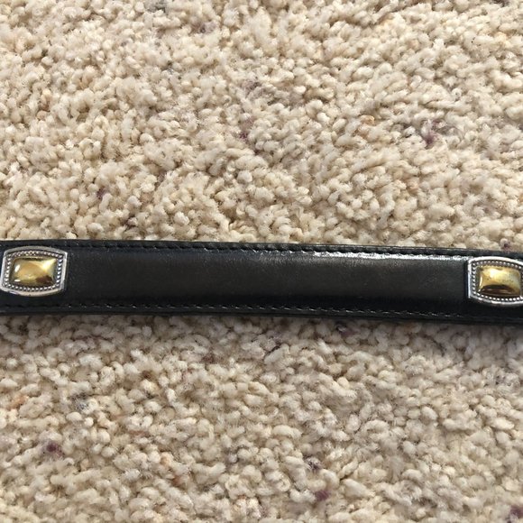 Skinny Brighton Black studded belt Medium - Picture 2 of 6